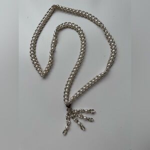 90’s  White Pearl Necklace